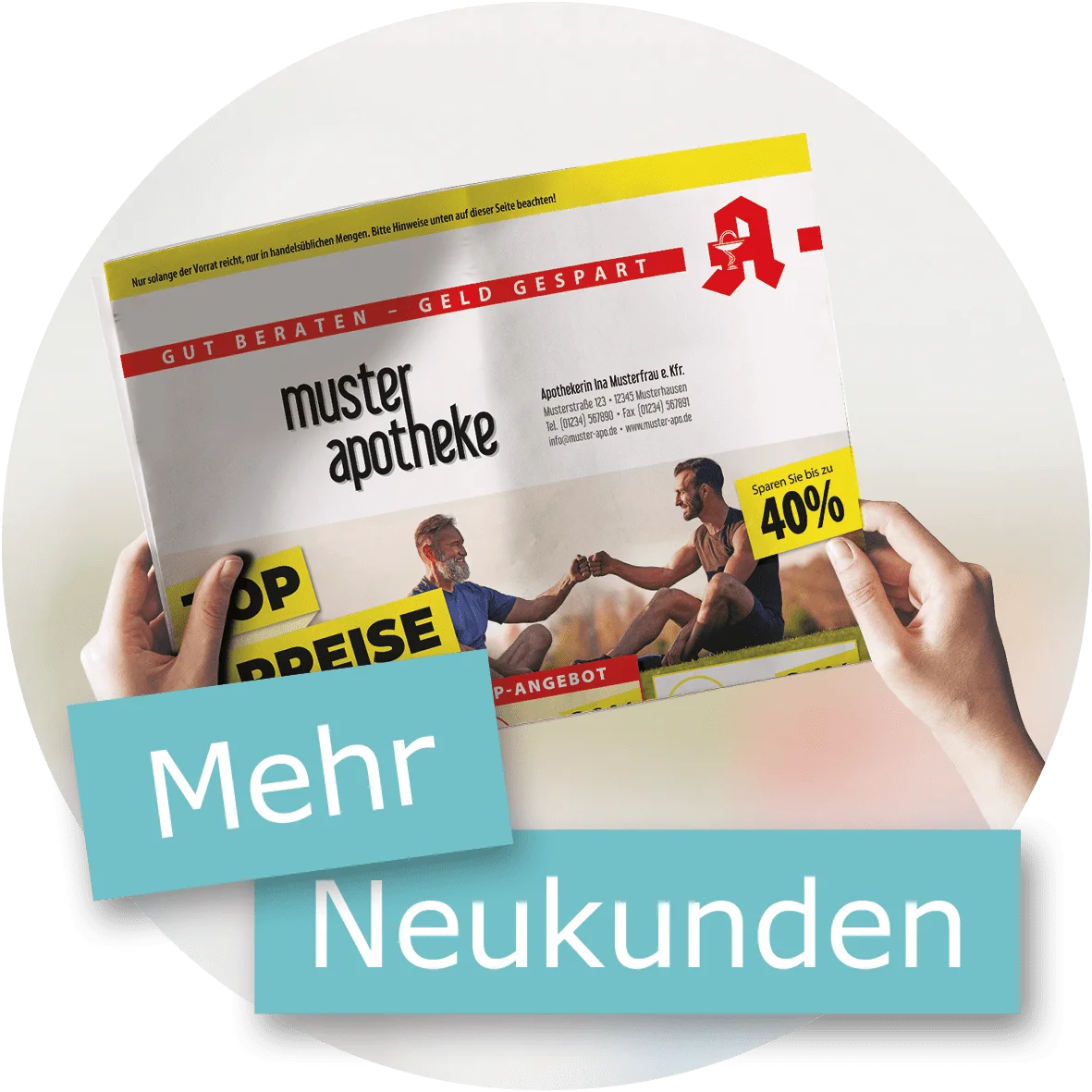 Mehr Neukunden mit dem effektiven Apothekenflyer - Apothekenwerbung