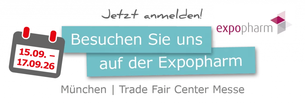 Wir sind bei der expopharm in München dabei!