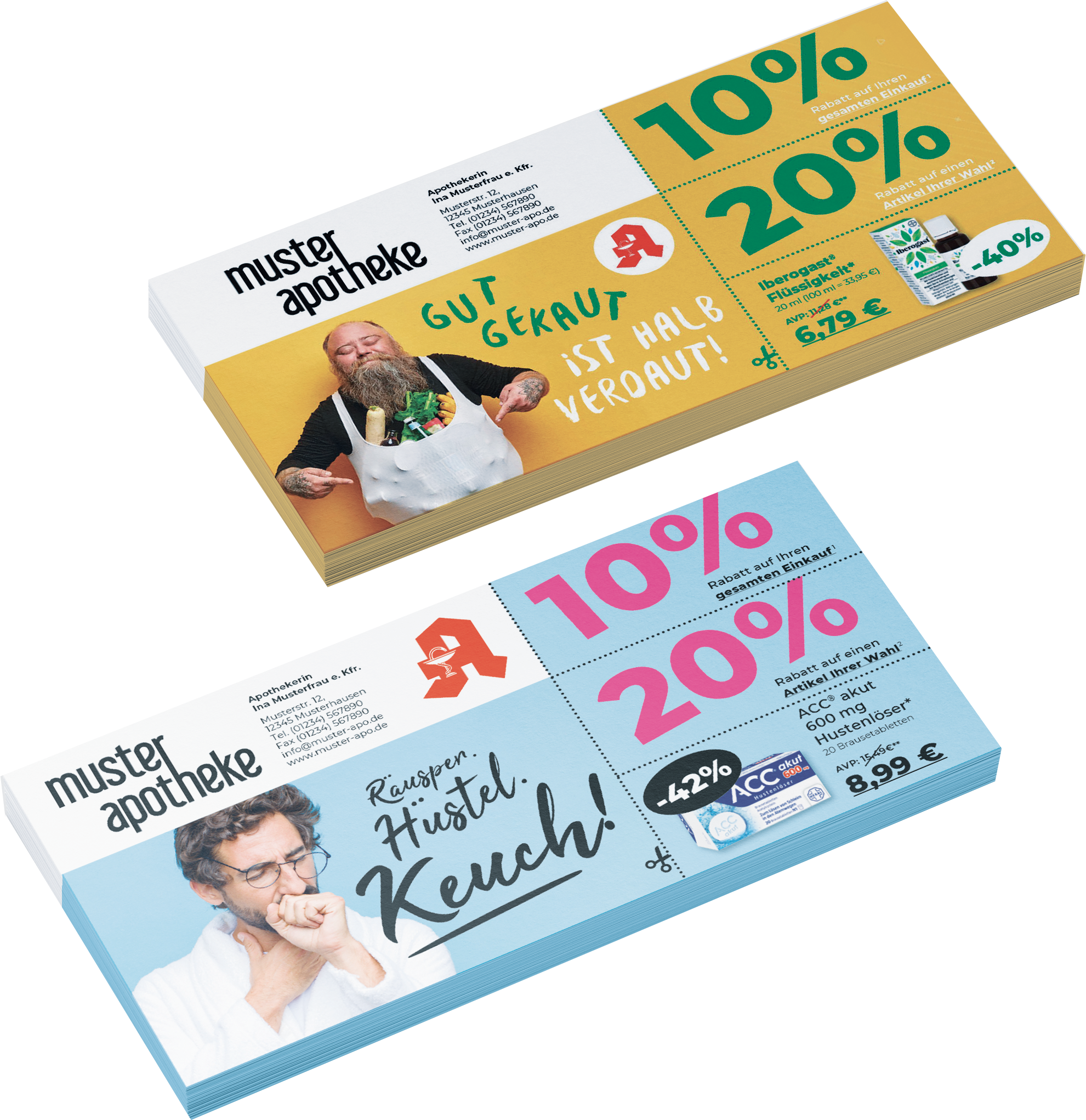 Couponkarten für Apotheken