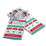 PDL-Flyer für pharmazeutische Dienstleistungen